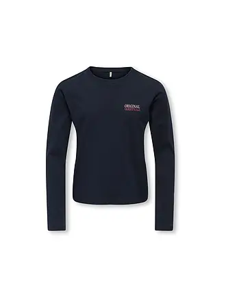 ONLY | Mädchen Langarmshirt KOGLUX | dunkelblau